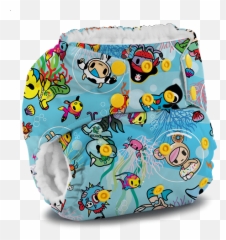Kanga Care Tokidoki X Toki Sea - Rumparooz One Size Pocket Emoji,Baby 