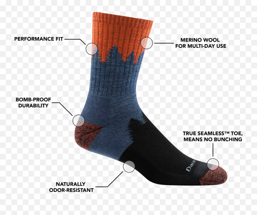 Menu0027s Number 2 Micro Crew Midweight Hiking Socks U2013 Darn Tough Emoji,Terry Crew Emotion