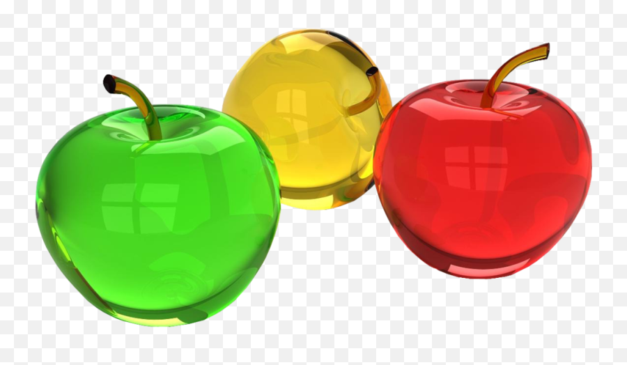 3 Glass Apples Psd Official Psds Emoji,Apple Food Emojis Psd