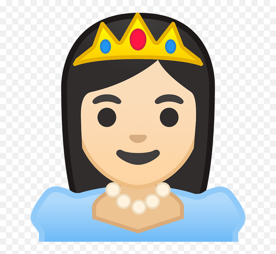 Princess Emoji Clipart - Princesa Icon,Brown Princess Emoji