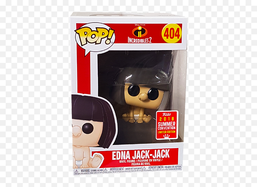 Funko Pop Disney The Incredibles 2 Edna Jack Jack Sdcc 2018 Emoji,The Emotions That Disney Can Bring