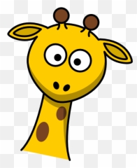 Giraffe Head Clipart - Clip Art Library Giraffe Head Clipart Emoji,Tilted Emoji