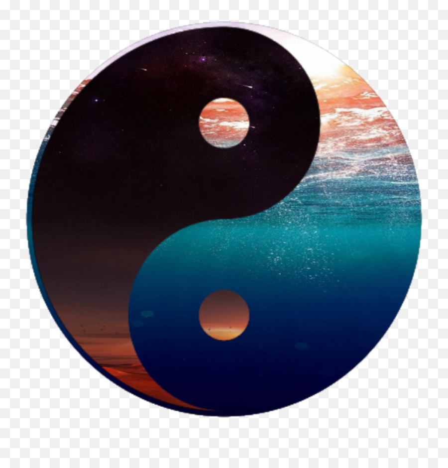 Yinyang Yin Yang Sticker - Dot Emoji,Yinyang Emoji