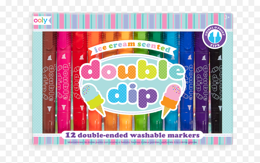 Double Dip Scented Markers - Mrs Zebra Emoji,Text Emoji Of Ice