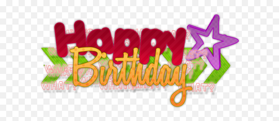 Happy Birthday Png Transparent - Transparent Happy Birthday Png Emoji,Happy Birthday Emoticon Text Art