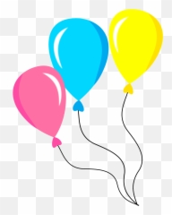 Clipart Balloons Chalkboard Clipart - Imagens Desenho De Balão Emoji,Chalkboard Emoji