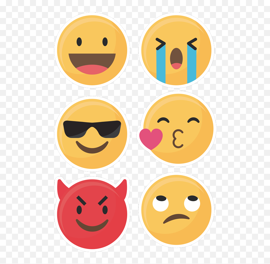 Emoji Set Iphone Iphone Sticker - Emojis Set Transparent Png,Custom Emojis