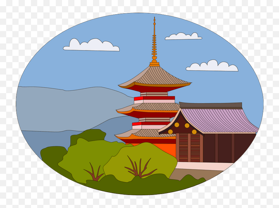 Kiyomizu Dera Clipart Free Download Transparent Png - Dharma Emoji,Japan Tower Emoji