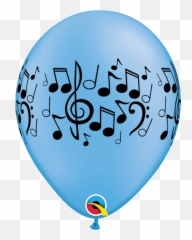 Music Notes Latex Balloons - Music Balloons Emoji,Emoji Balloons Wholesale