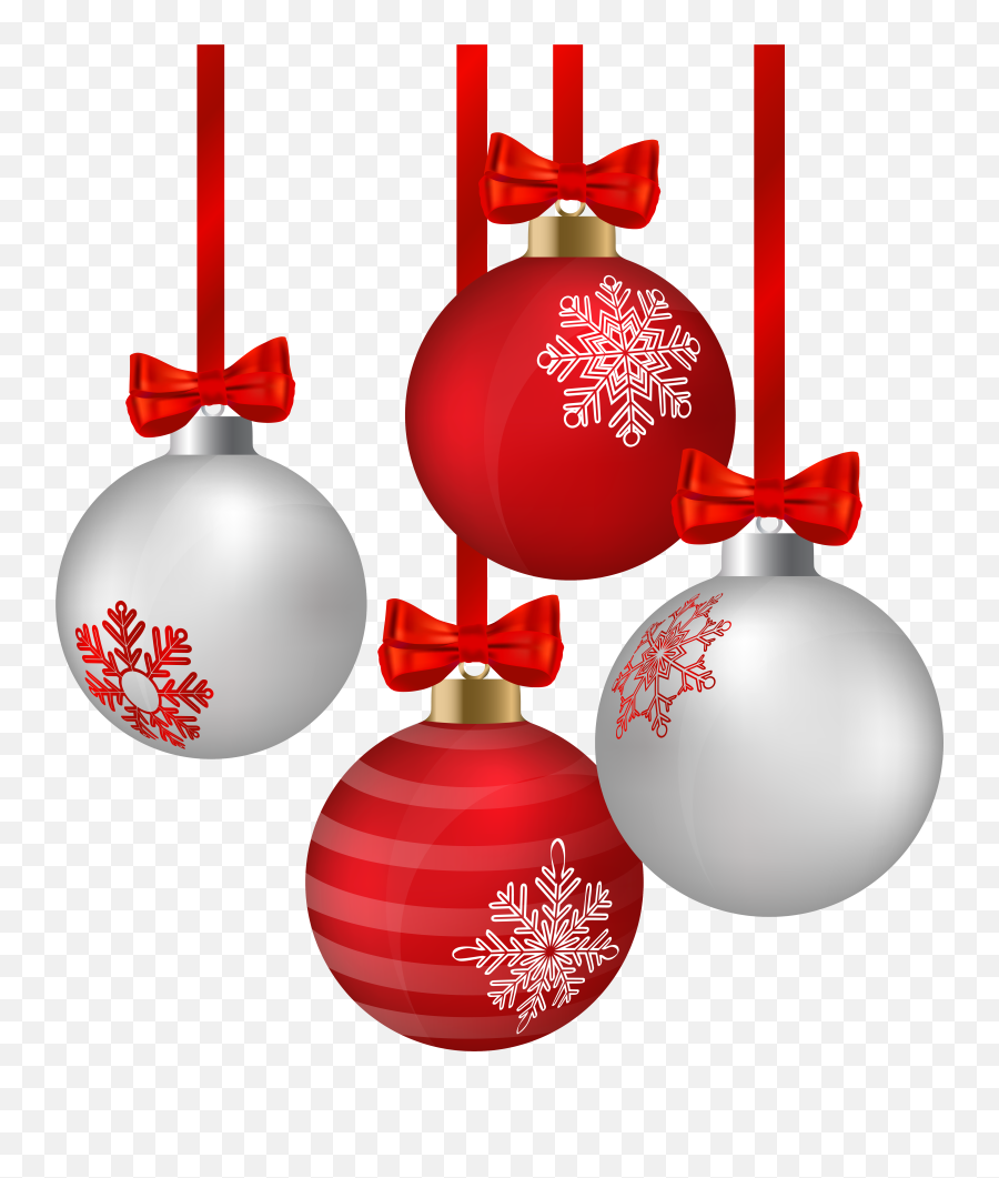 Christmas Ornaments Clipart - Clipart Boules De Noel Png Emoji,Emoji Christmas Balls