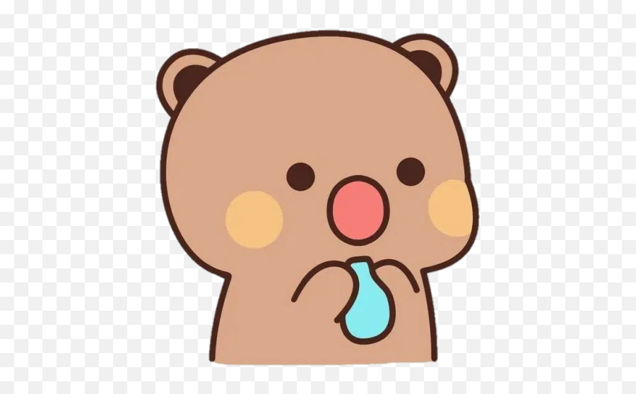 Stickers Cloud - Teddy Bear Sugar And Brownie Bear Emoji,Bear Emotions