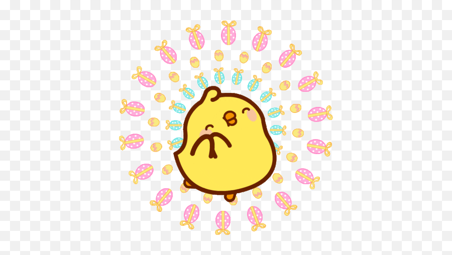 Happy Surprise Sticker By Molang Cute Cartoon Drawings - Pui Pui Cute Molang And Piu Piu Emoji,Molang Emoji
