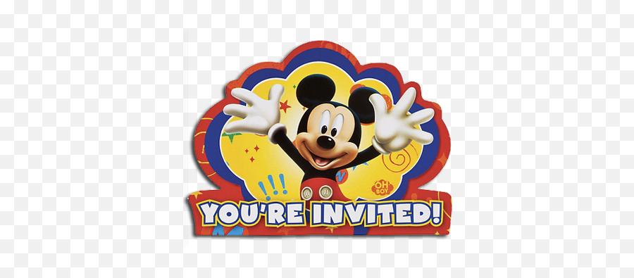 Mickey Mouse Invites - 1st Birthday Mickey Mouse Invitation Card Emoji,Emoji Birthday Invitation
