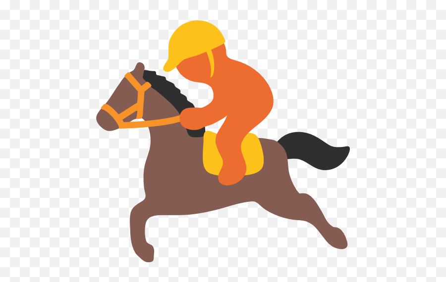 Racing Car Id 483 Emojicouk - Emoji Equitation,Horse Emoticon