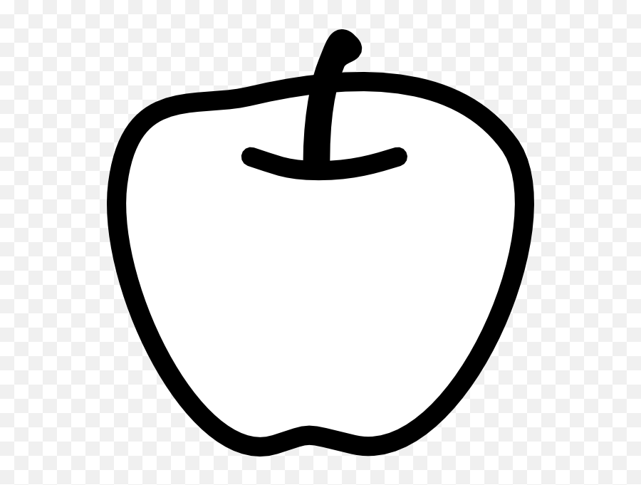 Library Of Kid With Apple Banner Freeuse Library Black And - Apple Clipart Black And White Emoji,Easy Cute Fun2drawings Emojis