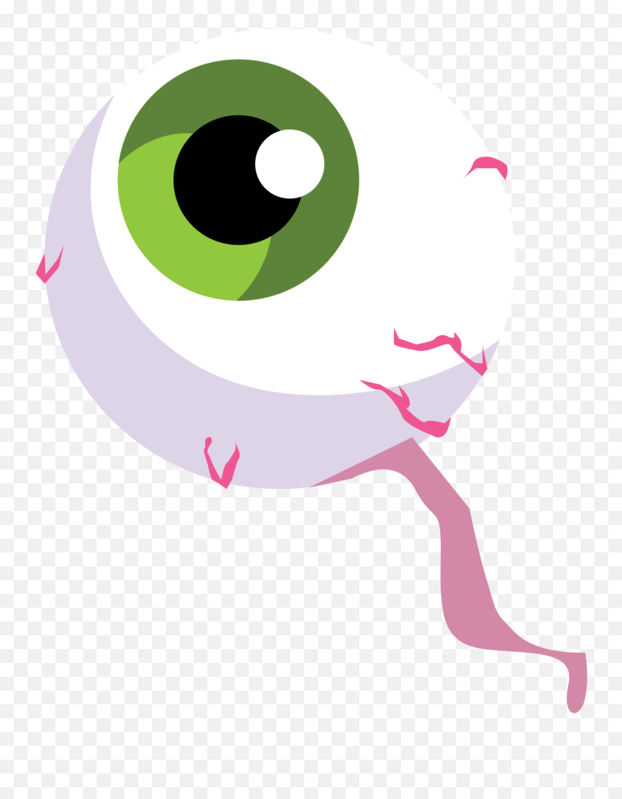 Clipart - Cartoon Transparent Background Eyeball Emoji,Halloween Calendar Emoticons