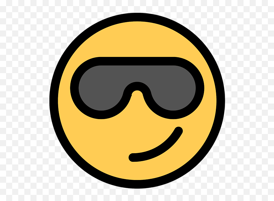 Smiley Face Cool Sunglasses Happy Face Cute Grey Glasses Womenu0027s T - Shirt Happy Emoji,Glasses Smiley Emoticon
