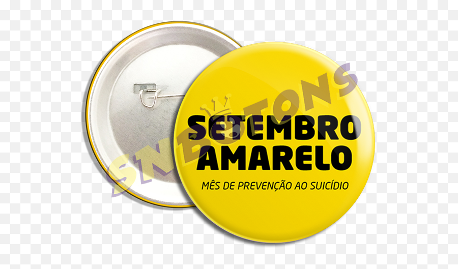 Botons - Bottons Setembro Amarelo Laço Botton Setembro Amarelo Emoji,Significados Dos Emojis De Homems Do Whatsapp