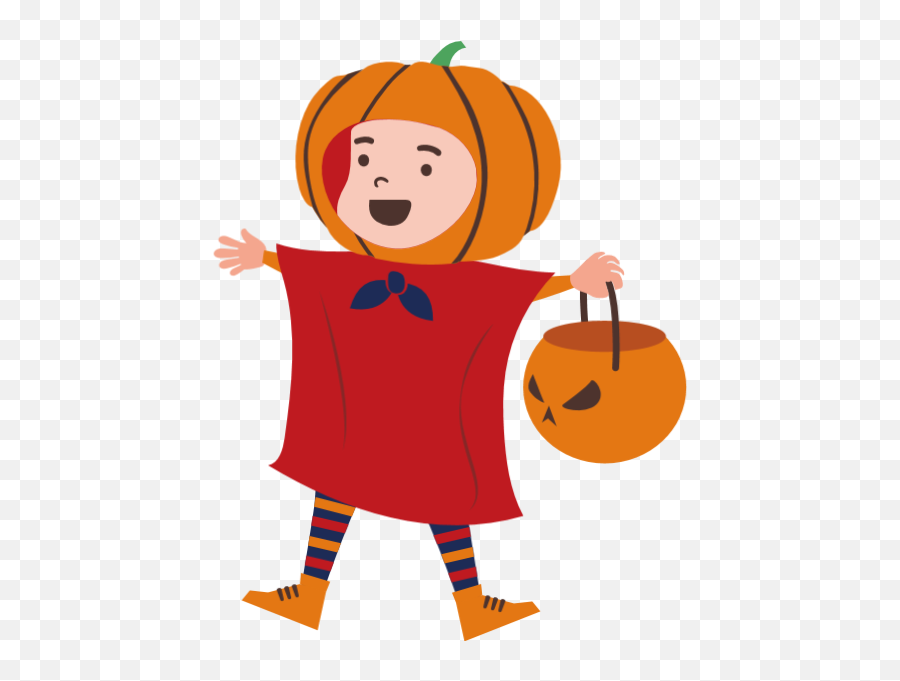 Free Online Kids Pumpkin Halloween Orange Vector For - Fictional Character Emoji,Pumpkin Text Emoticons