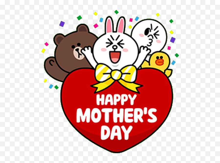 Happy Mothers Day Stickers - Line Happy Day Emoji,Cute Emojis Of Mothers Day