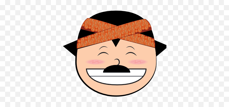 Funny Man Cartoon Face By Feyyaz Alingan Emoji,Silly Emoticon Iphone 5