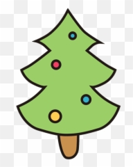 Christmas Tree Cartoon Icon 27 - Christmas Tree Cl Png Emoji,Christmas Emoticon For Facebook
