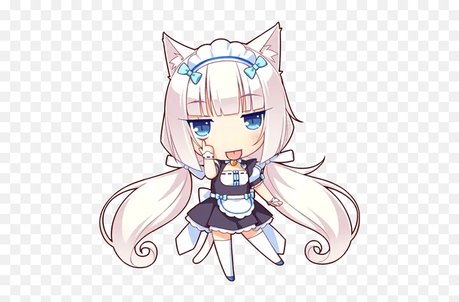 Nekopara Whatsapp Stickers - Stickers Cloud Vanilla Nekopara Stickers Emoji,:neko: Steam Emoticon