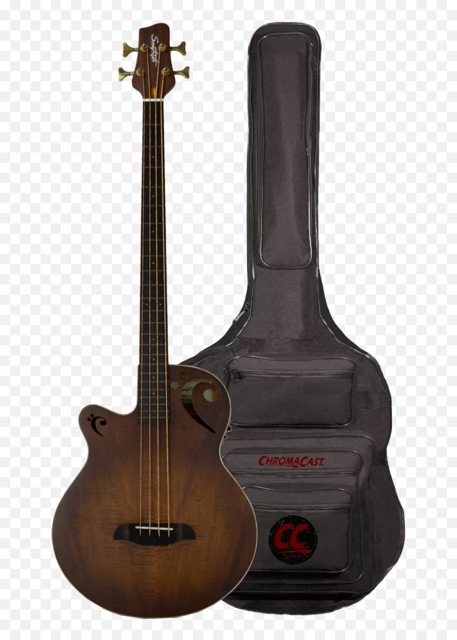 Sawtooth Left - Left Handed Fretless Acoustic Bass Emoji,Guitars Display Emotion