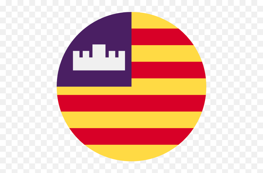 Flag Spain Flags Autonomous Mediterranean Balearic - Balearic Islands Flag Icon Emoji,Meterain Emojis