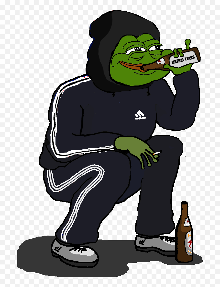 Tears Clipart Defeated - Adidas Pepe Png Download Full Pepe Frog In Hoodie Emoji,Defeated Emoji