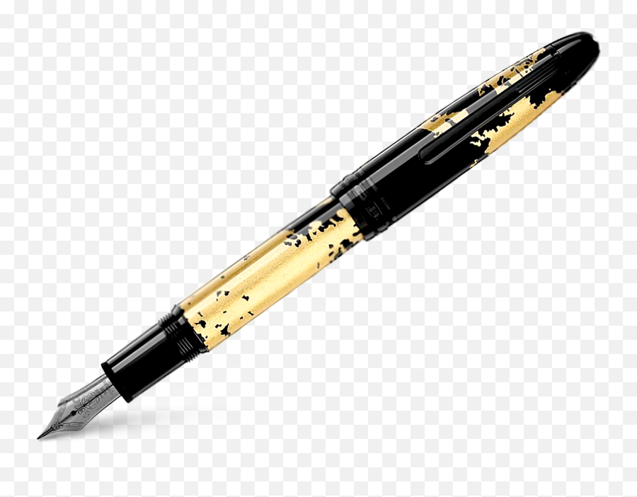 Montblanc Meisterstuck Fountain Pen - Montblanc Gold Leaf Calligraphy Pen Emoji,Online Pearl Emotions Fountain Pen