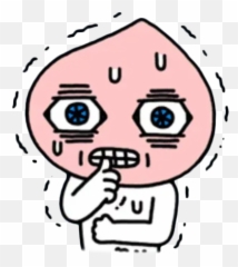 Apeach 1 Whatsapp Stickers - Daum Kakaotalk Emoji Head Scratch,Kakaotalk Apeach Emoticon Tired