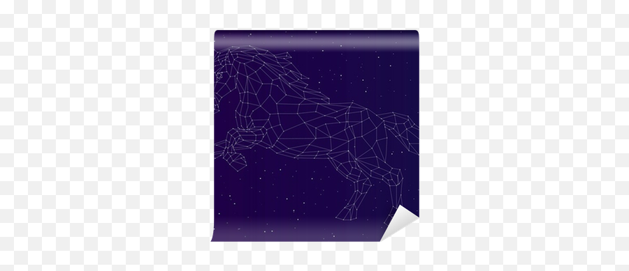 Horse Constellation Wall Mural Pixers - Constellation Emoji,Mustang Pony Emoticon