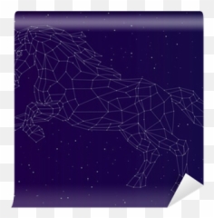 Horse Constellation Wall Mural Pixers - Constellation Emoji,Mustang Pony Emoticon