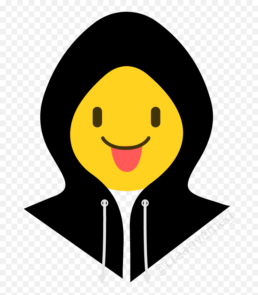 Illustration Work - Happy Emoji,Canadian Goose Emoticon