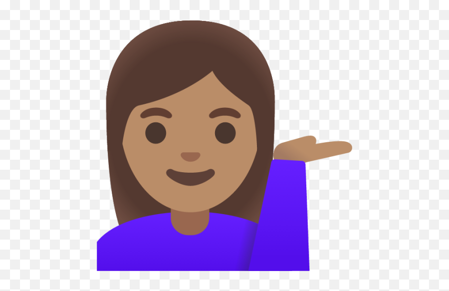 Woman Tipping Hand Medium Skin Tone Emoji - Download For,Iphone Emojis Girl Hand Raised
