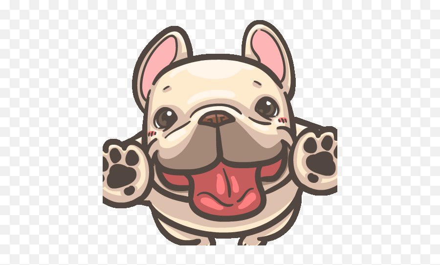 French Bulldog Pigu - French Bulldog Emote Fiverr Emoji,Bulldog Emoticons