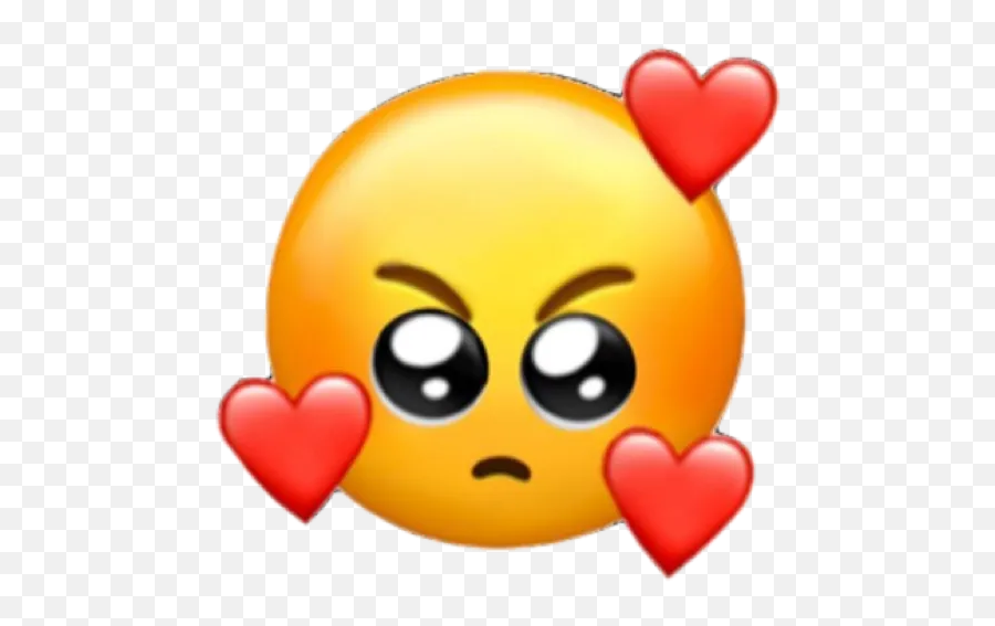 Angry Heart Hearts Heartemoji Sticker - Custom Emojis,Clem Emoji