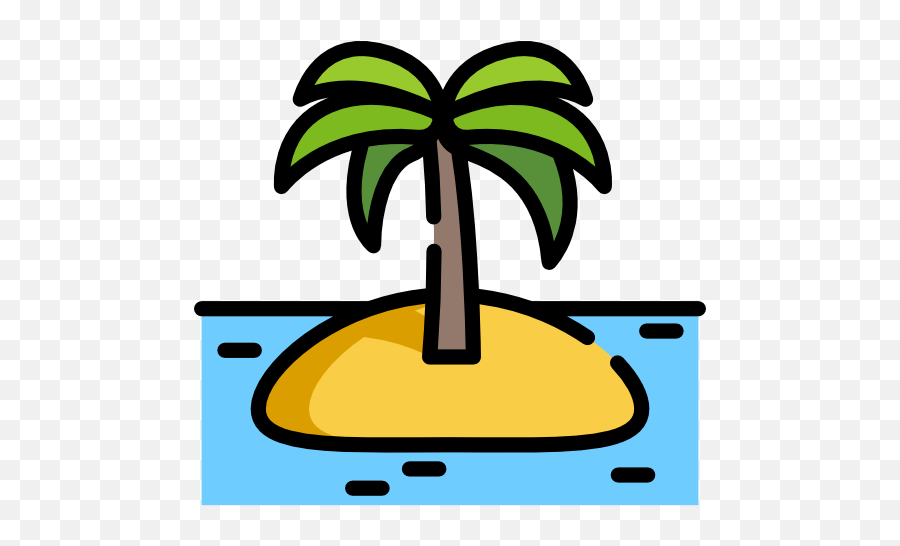 Island - Free Nature Icons Emoji,Palm Tree Emoji Png