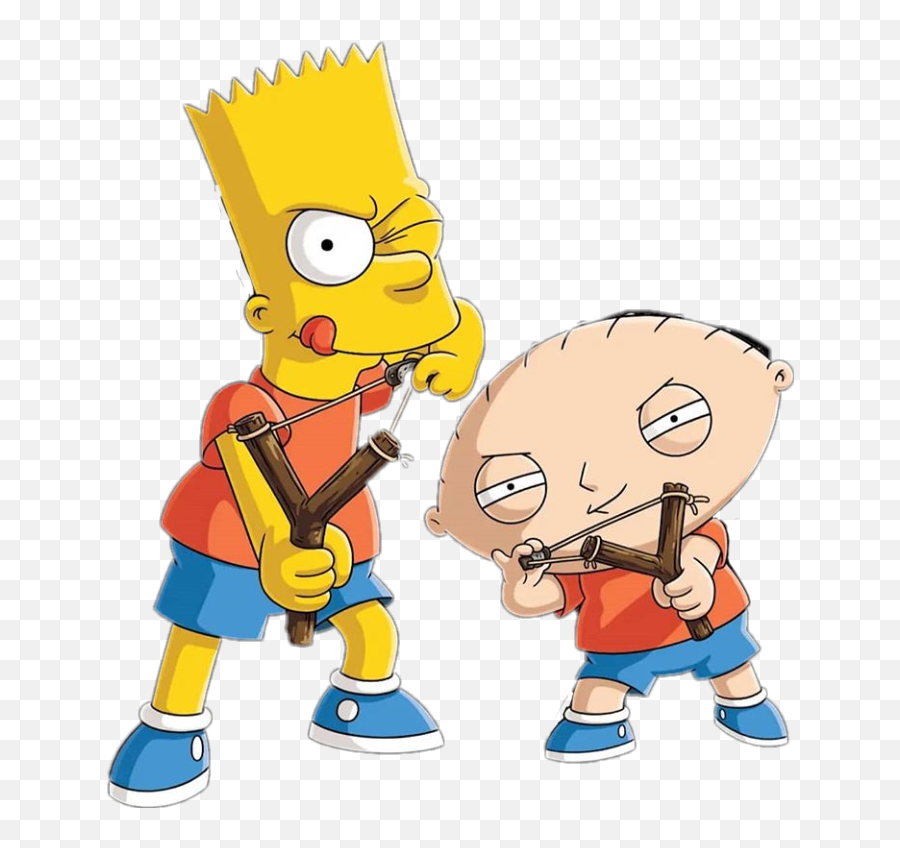 Stewie Bart Simpson Sticker - Simpson Guy Emoji,Stewie Emoji