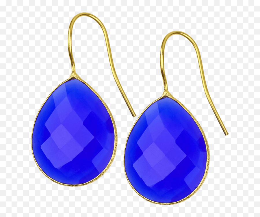 Veroma Single Drop Gemstone Earrings - Solid Emoji,Twin Emoji Pin