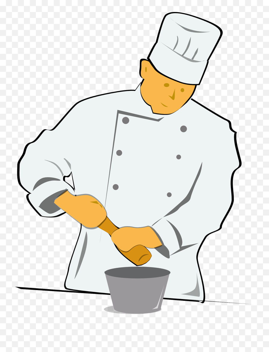 Chef Hat Png Svg Clip Art For Web - Download Clip Art Png Staff In Kitchen Png Emoji,Chef Emoji Png