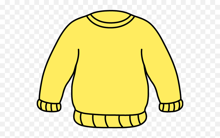Sweatshirt Clipart Striped Sweater Sweatshirt Striped - Yellow Sweater Clipart Emoji,Emoji Sweatshirt For Boys