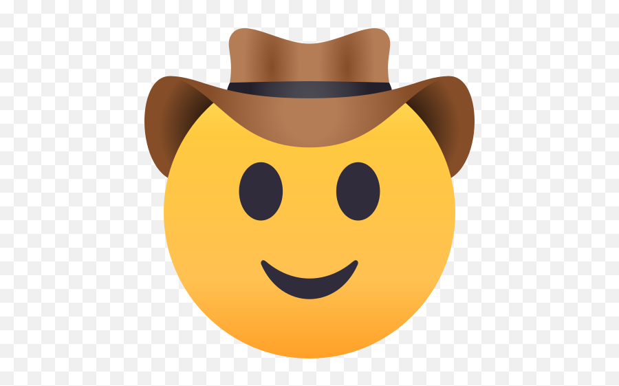 Cowboy Hats Emoji Hat Leather Cowboy Hats - Happy,Cowboy Hat Emoji
