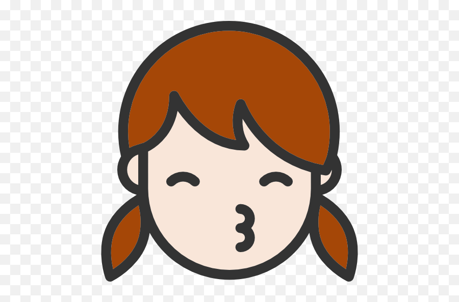 Free Icon Kiss - Girl Icon Color Png Emoji,Kissing Emoticons
