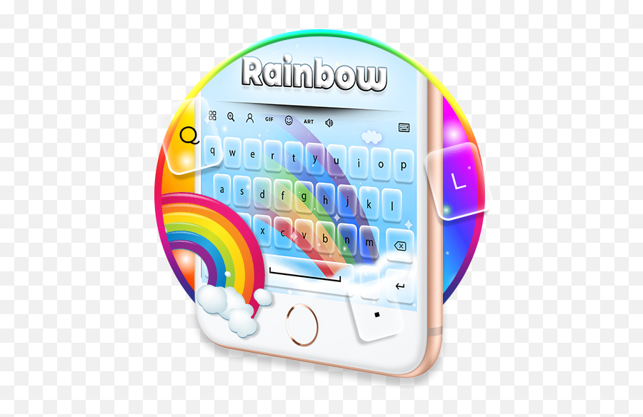 Colorful Rainbow - Dot Emoji,Teclado De Emoji Keyboard Pro