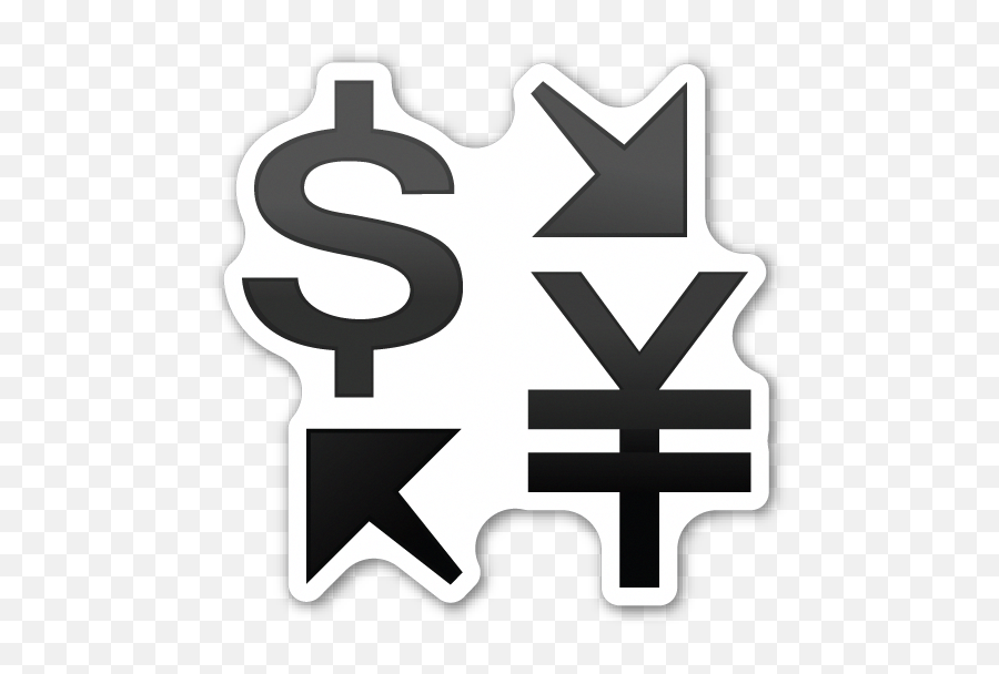 Currency Exchange Emoji Symbols Currency - Dollar To Yen Emoji,Fed Up Emoji