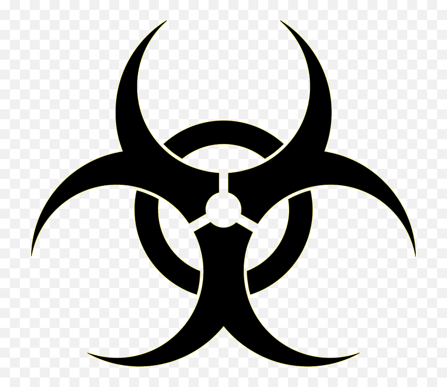 Green Transparent Biohazard Symbol - Bio Hazard Symbol Emoji,Hazard Symbol Emoji