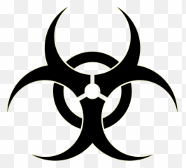 Green Transparent Biohazard Symbol - Bio Hazard Symbol Emoji,Hazard Symbol Emoji