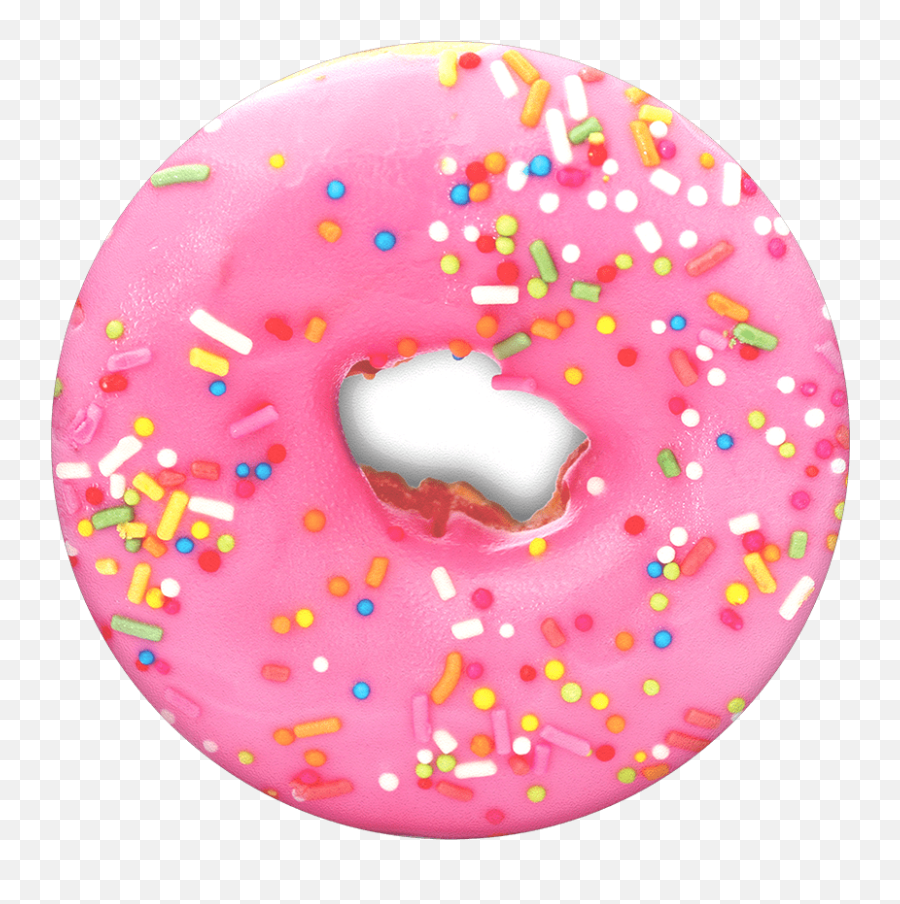 Pink Donut In 2021 - Pink Donut Popsocket Emoji,Emoji Pop Tablet